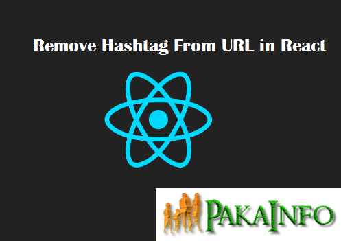 Remove Hashtag From URL in React
