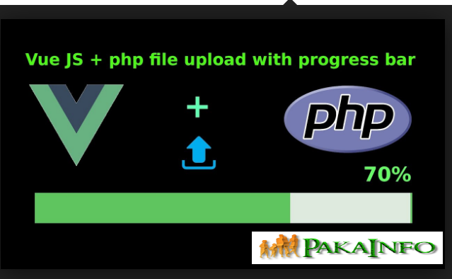 Vue js Axios File Upload using PHP