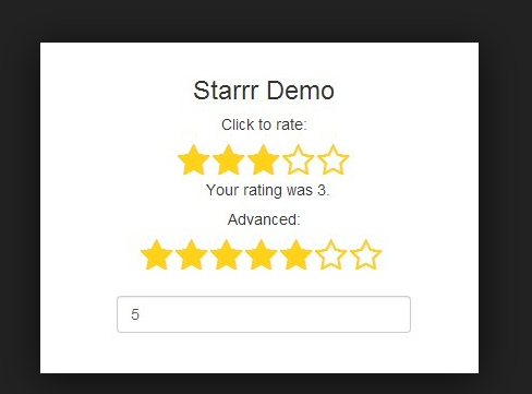 Rating Stars with simple jQuery