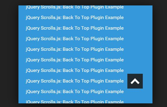 Simple Jquery Scroll To Top Example
