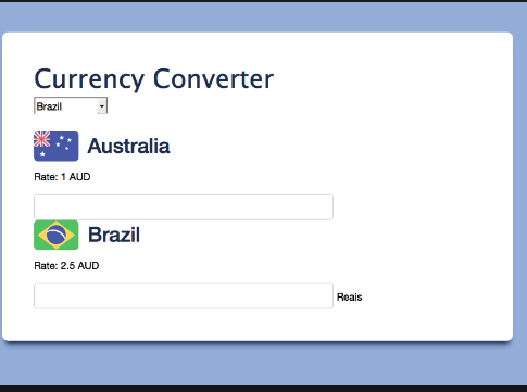 Simple Vuejs Currency Converter Example