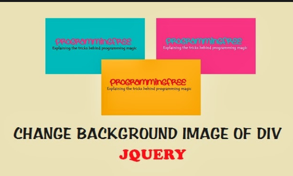 jQuery Background Change