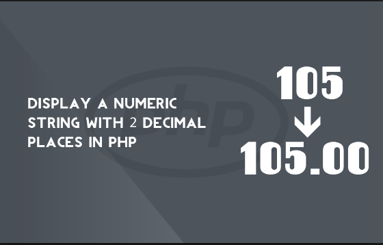 php Two Decimal Places without rounding off