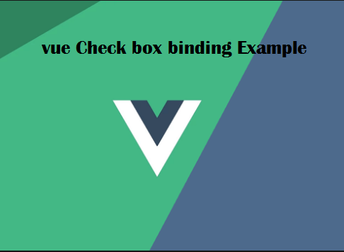vue Check box binding Example