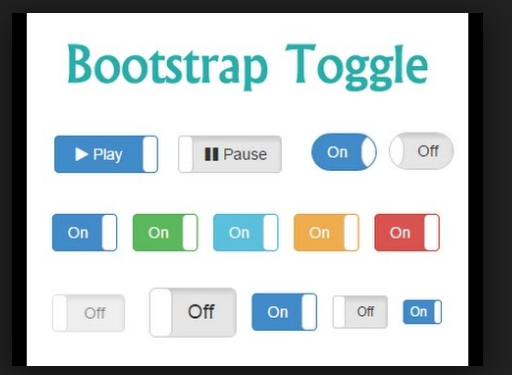 Bootstrap Toggle switch example