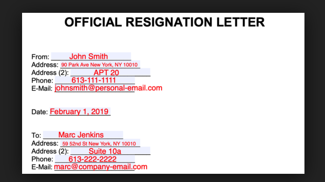 How to Write a Resignation Letter Samples