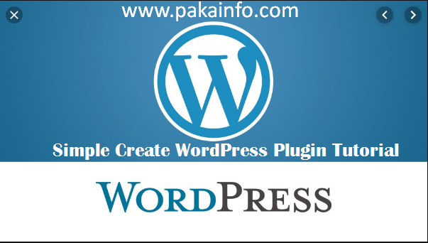 Simple Create WordPress Plugin Tutorial