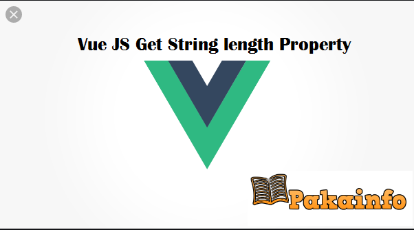 Vue JS Get String length Property