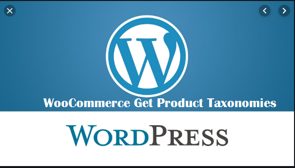 WooCommerce Get Product Taxonomies