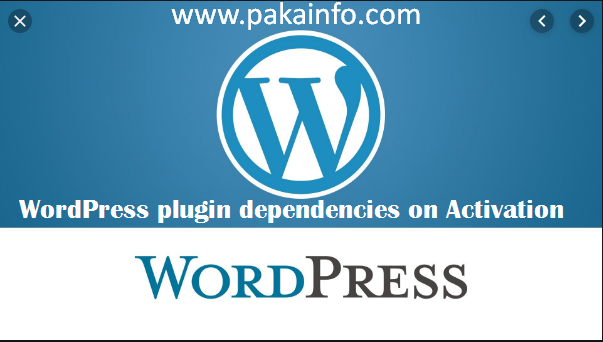 WordPress plugin dependencies on Activation