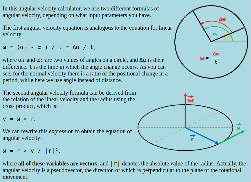 tangential velocity, angular frequency formula, rad/s to rpm, angular velocity equation, revolutions to radians