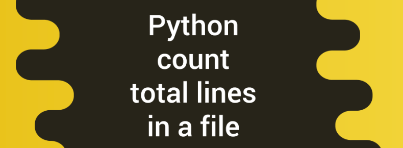How to Count Number of Lines in File with Python?