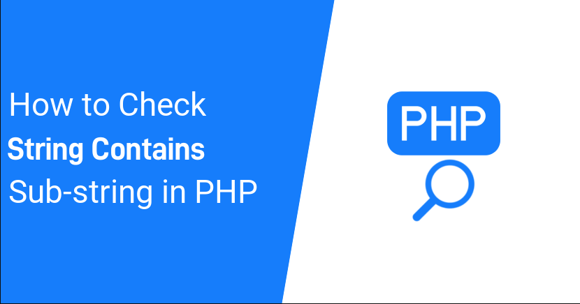 How to check if string contains substring in PHP?