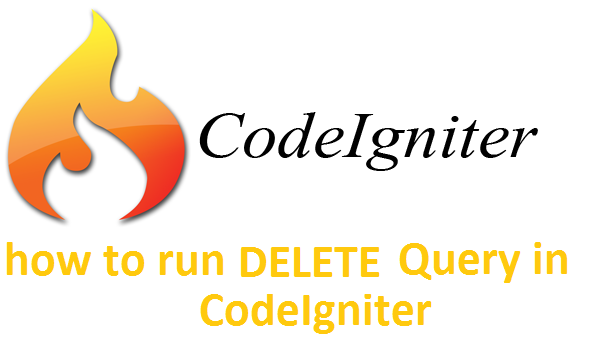 delete Query In Codeigniter Example Tutorial