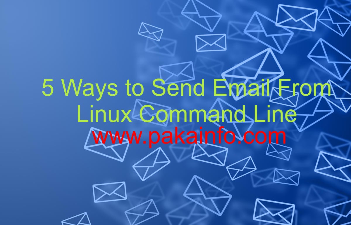 How to Send Email From the Linux Command line?