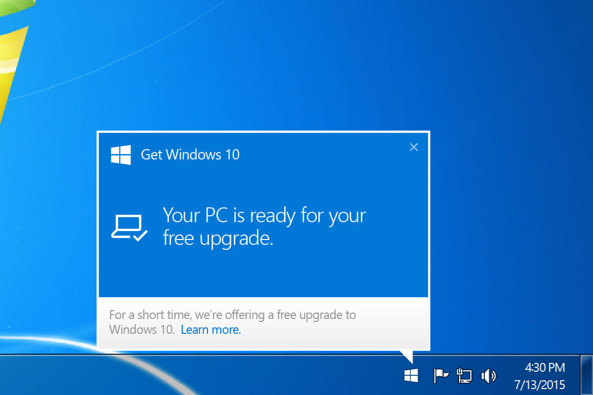 update to windows 10 from windows 7