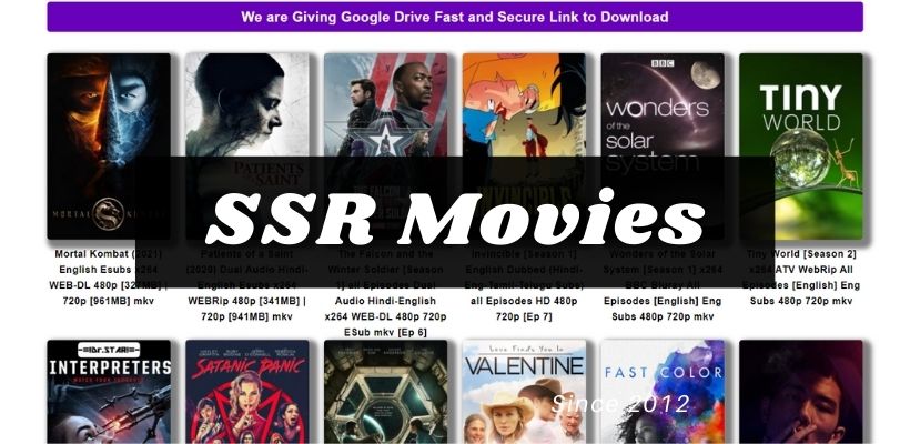 ssrmovies 2024 New Link: Download Latest HD Tamil, Telugu Movies