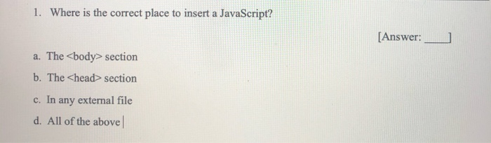 what is the correct way to write a javascript