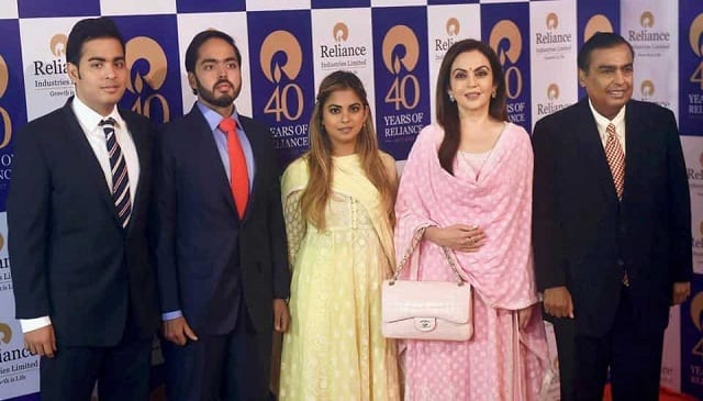 Anant Ambani Family Photo