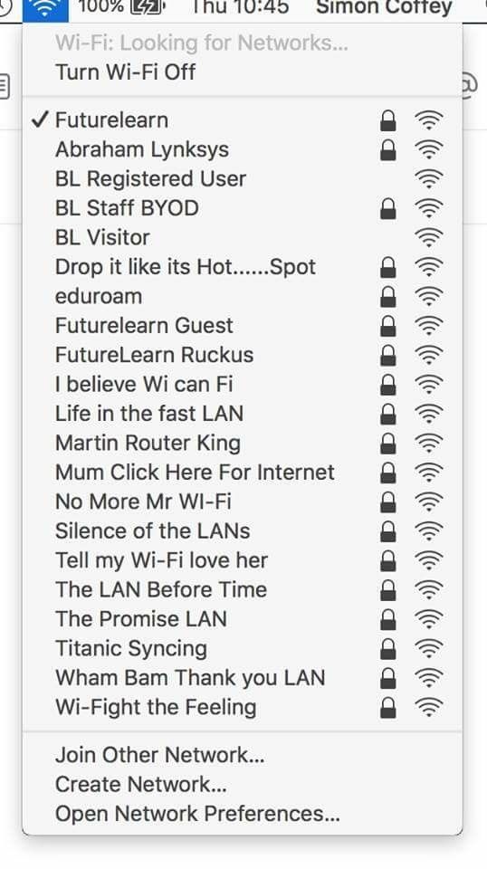 Best Funny and Cool WiFi Names List