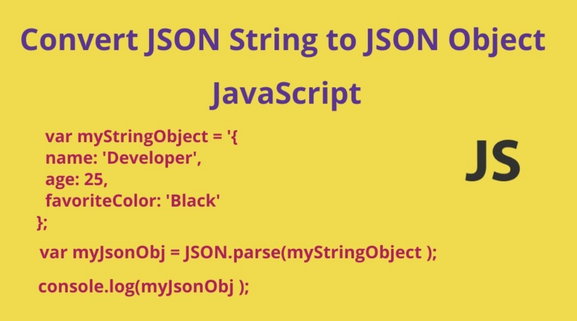 javascript string to json – 3 Ways to Convert JS Object to JSON String