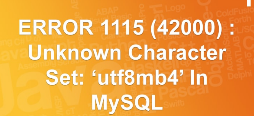 Mysql default character set utf8mb4