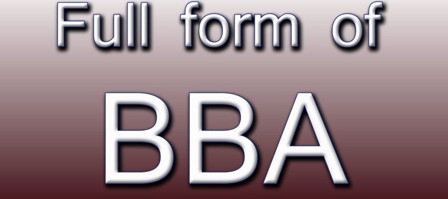 bba full form