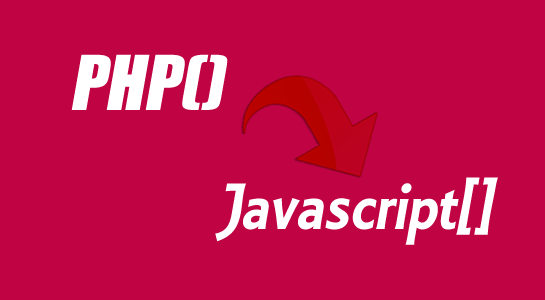 php array to javascript array