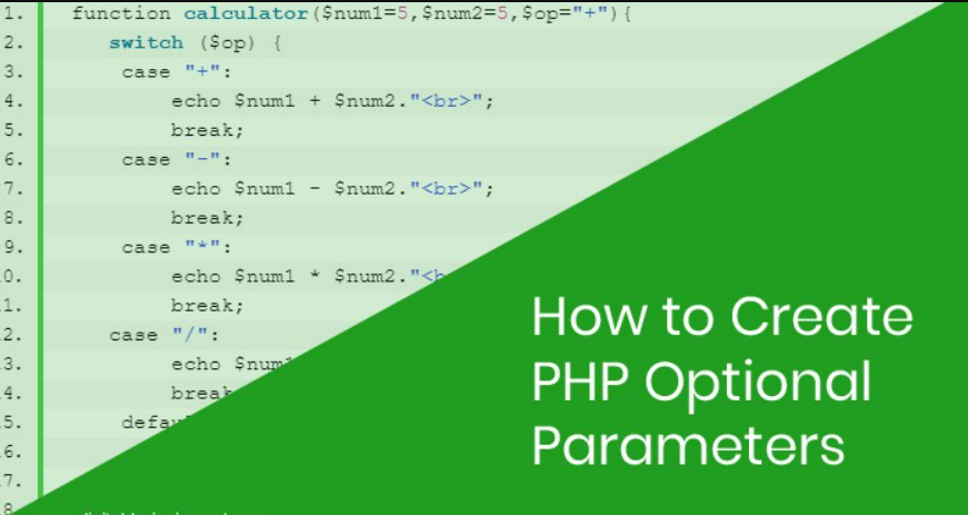 php optional parameters