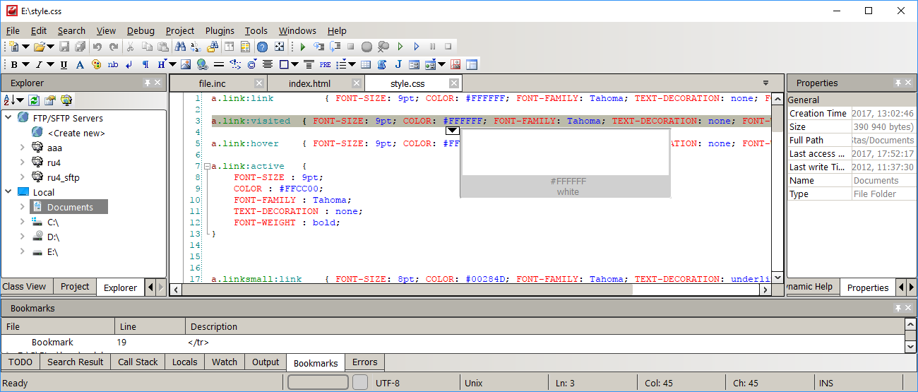 Free PHP, HTML, CSS, JavaScript editor – Codelobster IDE