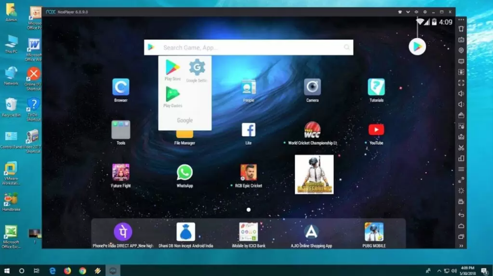 android emulator for pc