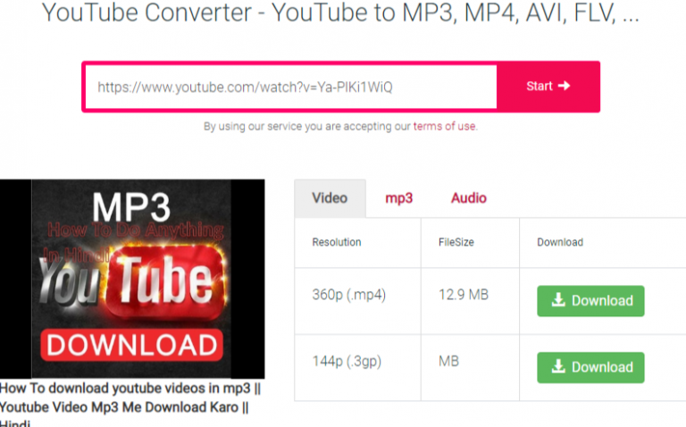 youtue to mp3