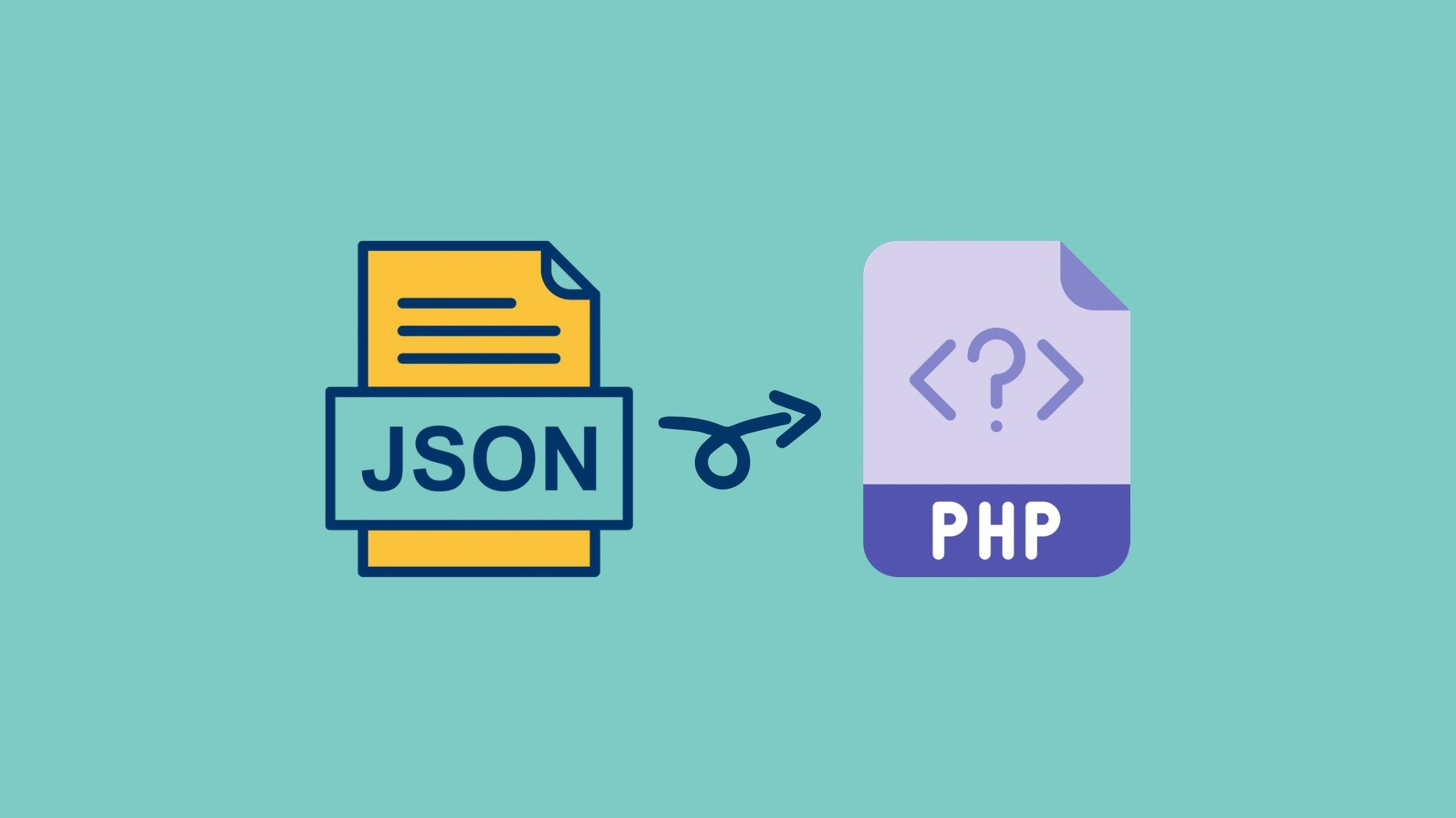 array to json php