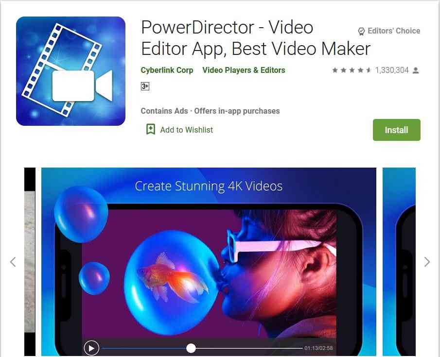 video editing apps