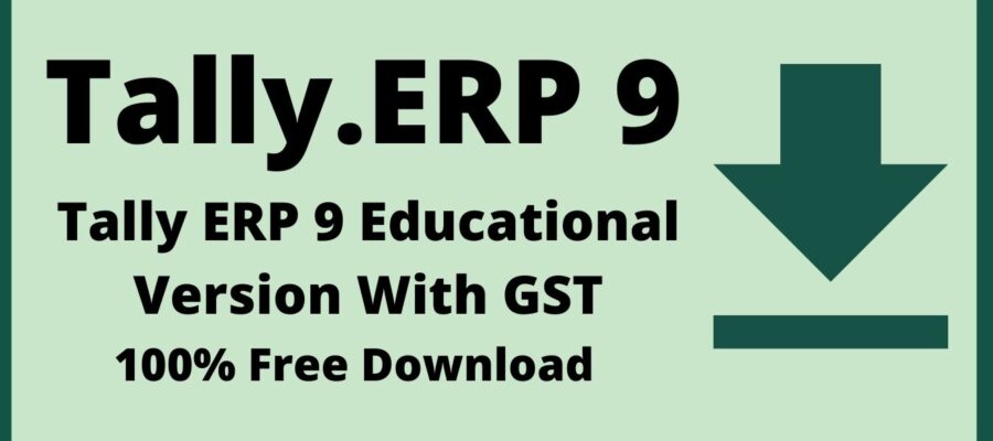 tally erp 9 educational version free download