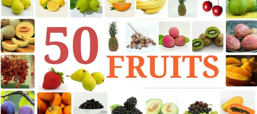 50 fruits name
