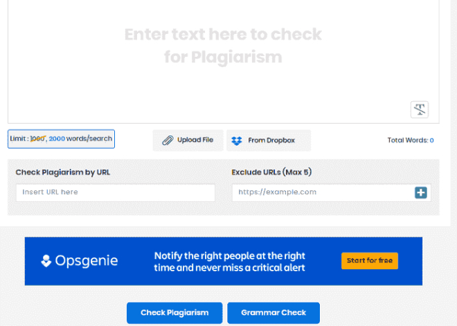 Search Engine Reports Plagiarism Checker Tool