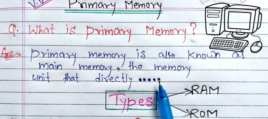 primary memory