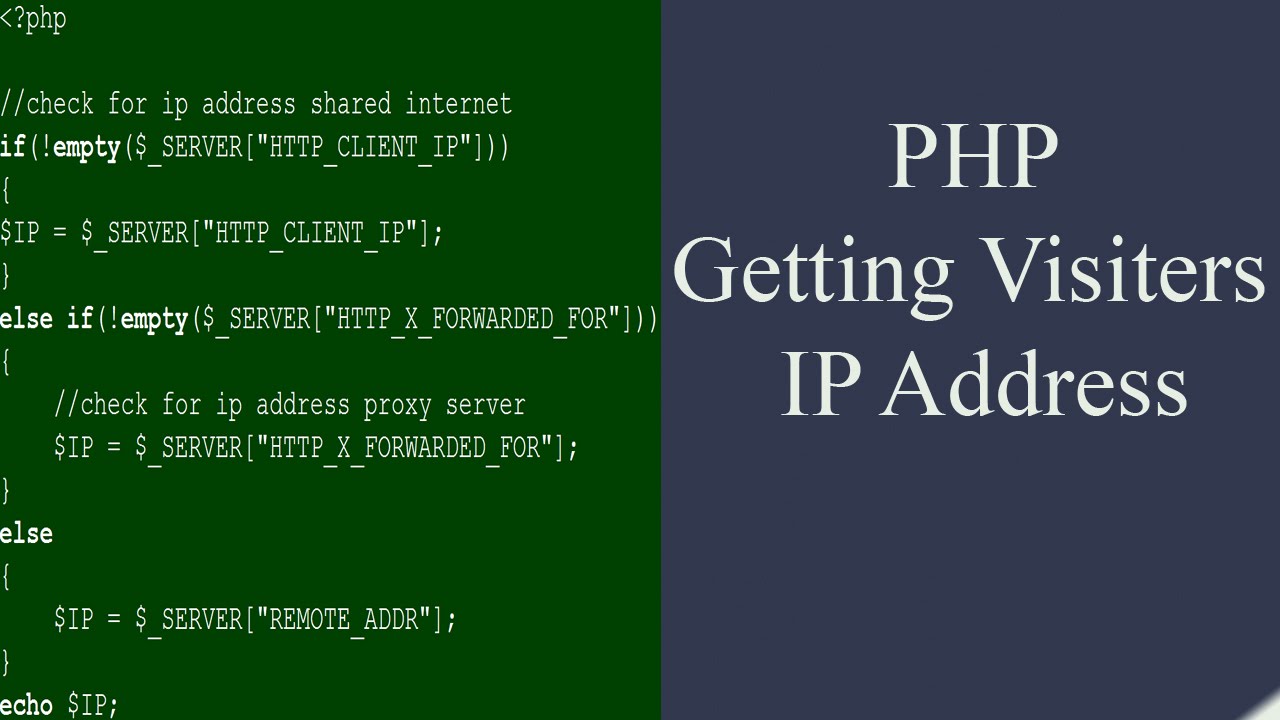 Get Visitor Information by IP Address in PHP