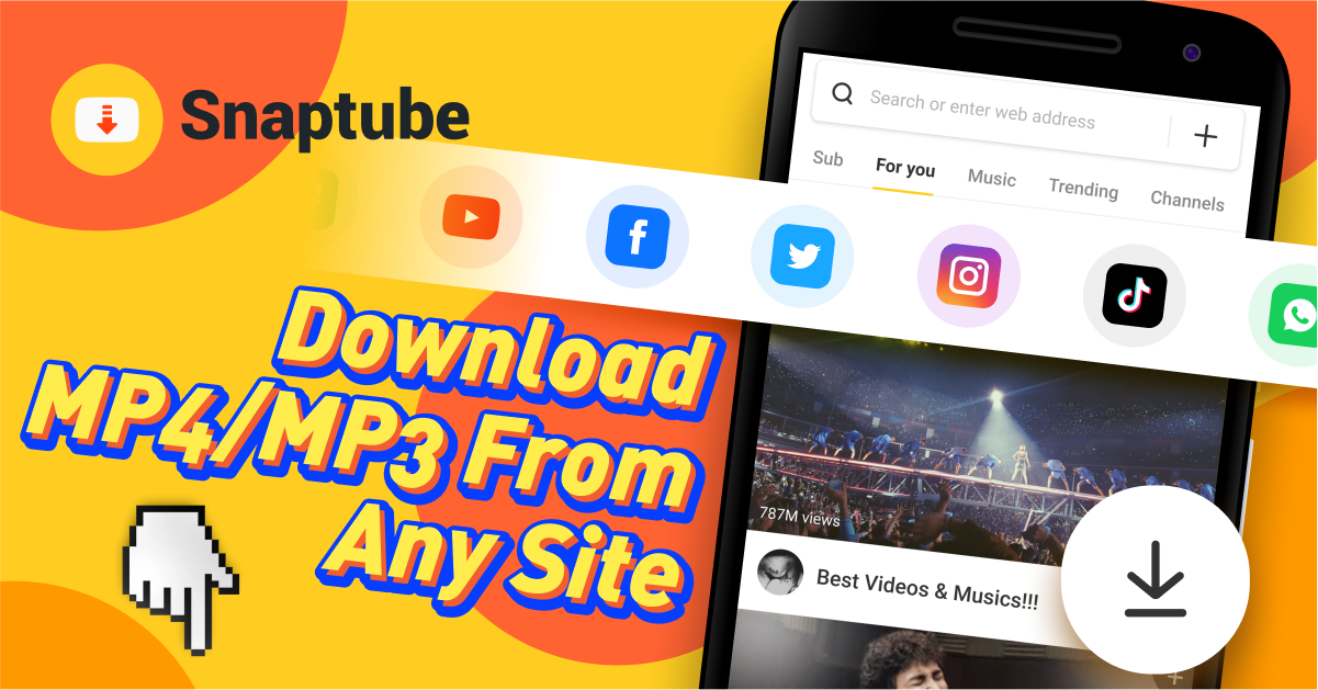 Snaptube downloader & MP3 converter for Android - Download the APK from Uptodown