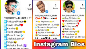instagram bio for boys