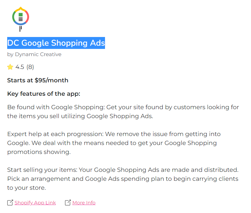 DC Google Shopping Ads