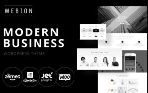 Webion - modern minimalistic theme