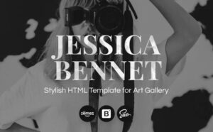 Jessica Bennett - photographer web page theme