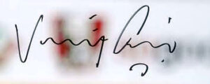 signature of virat kohli