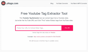 youtube tags finder