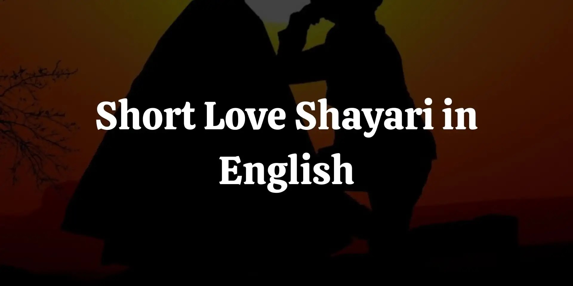 2 line shayari in english