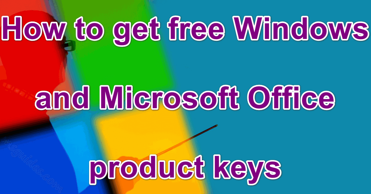 free windows product key