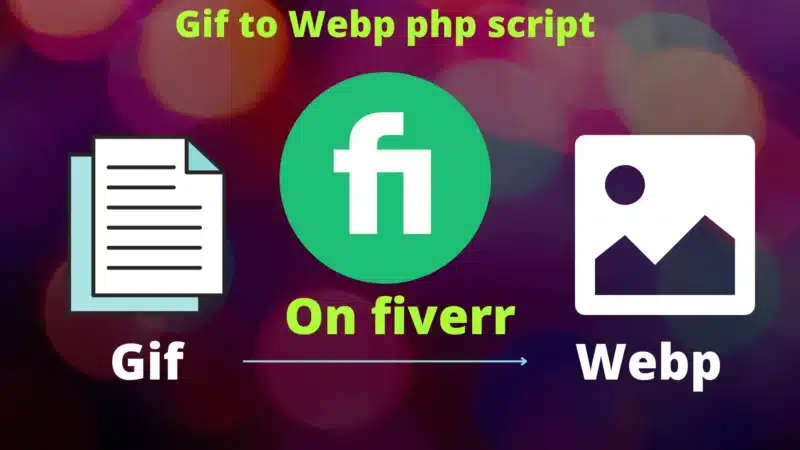 How To Convert GIF To WebP Image Format In PHP With Example?