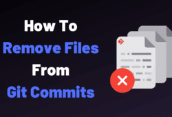 remove file from commit